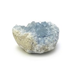 天然石  セレスタイト 天青石 原石 クラスター (230) 鉱物 鉱石 標本 置物 画像