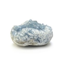 天然石  セレスタイト 天青石 原石 クラスター (230) 鉱物 鉱石 標本 置物 画像