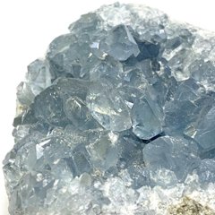 天然石  セレスタイト 天青石 原石 クラスター (230) 鉱物 鉱石 標本 置物 画像