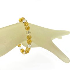 天然石  シトリン ブレスレット  (16cm) 2021画像