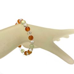 天然石 カーネリアン ブレスレット (16.5cm) 202画像