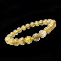 天然石 タイチンルチルクォーツ ブレスレット  (16cm)　210画像