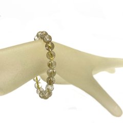 天然石 ゴールドルチルクォーツ  ブレスレット (16.5cm) 212画像