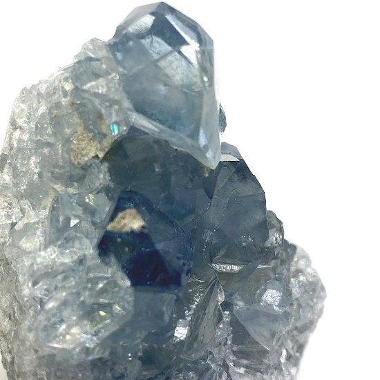 天然石  セレスタイト 天青石 原石 クラスター (253) 鉱物 鉱石 標本 置物 画像