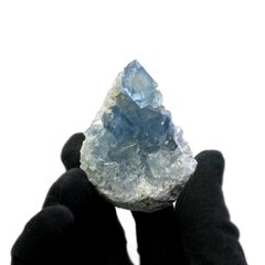 天然石  セレスタイト 天青石 原石 クラスター (253) 鉱物 鉱石 標本 置物 画像