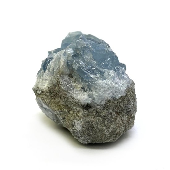天然石  セレスタイト 天青石 原石 クラスター (273) 鉱物 鉱石 標本 置物 画像