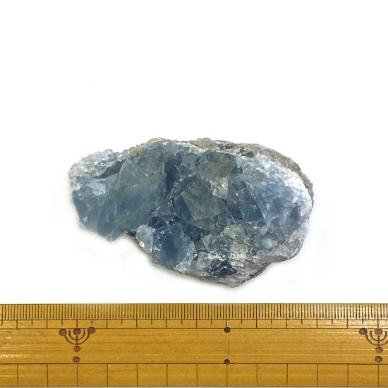 天然石  セレスタイト 天青石 原石 クラスター (273) 鉱物 鉱石 標本 置物 画像