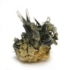 天然石  ガネーシュヒマール産 ヒマラヤ水晶 クラスター  クローライトINクォーツ  限定品 941の画像