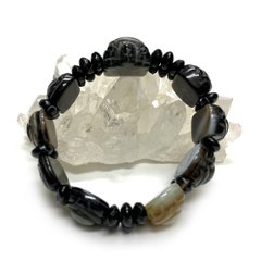 天眼石 仏頭 バングル ブレスレット (19cm) 202画像