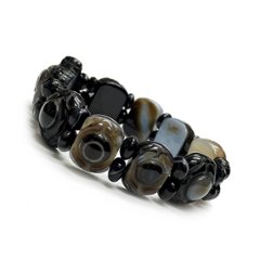 天眼石 仏頭 バングル ブレスレット (19cm) 202画像
