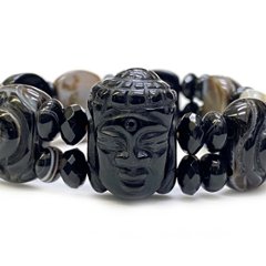 天眼石 仏頭 バングル ブレスレット (18cm) 204画像