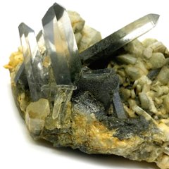 天然石  ガネーシュヒマール産 ヒマラヤ水晶 クラスター クローライトINクォーツ  限定品 947画像