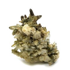 天然石  ガネーシュヒマール産 ヒマラヤ水晶 クラスター  クローライトINクォーツ  限定品 955画像