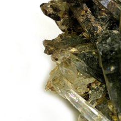 天然石  ガネーシュヒマール産 ヒマラヤ水晶 クラスター  クローライトINクォーツ  限定品 955画像