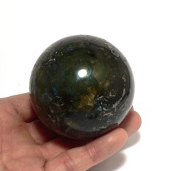 天然石 ラブラドライトの丸玉（6.5cm）2001画像