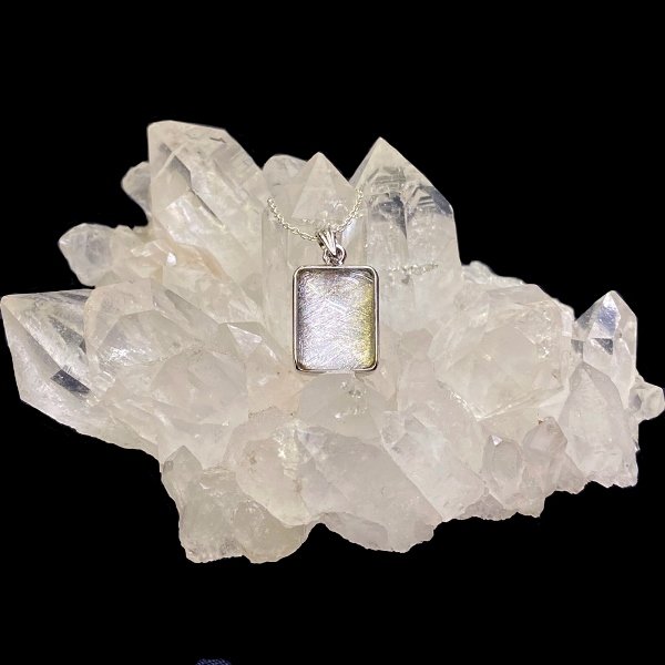 ギベオン 隕石 ペンダント ネックレス (71103) シルバーチエーン