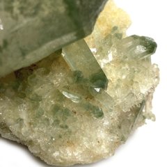 天然石  ヒマラヤ水晶　クラスター クローライトINクォーツ 原石（993）水晶原石画像
