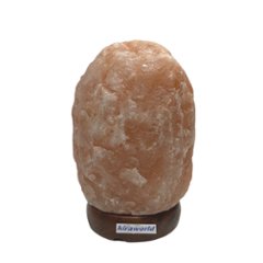 ヒマラヤ岩塩ランプ　洗浄済（117）ピンク岩塩ランプ　ソルトランプ  (限定1)の画像