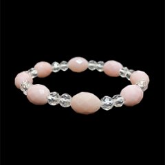 天然石  ピンクオパール ブレスレット 17cm (25128) 画像