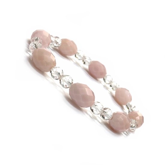 天然石  ピンクオパール ブレスレット 17cm (25128) 画像