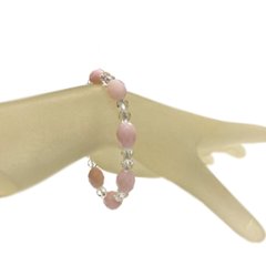 天然石  ピンクオパール ブレスレット 17cm (25128) 画像