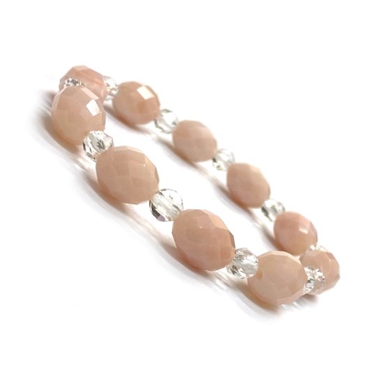 天然石  ピンクオパール ブレスレット 179.5cm (25129) 画像