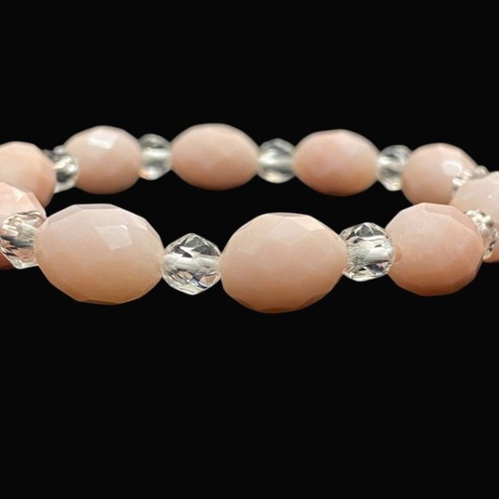 天然石  ピンクオパール ブレスレット 179.5cm (25129) 画像