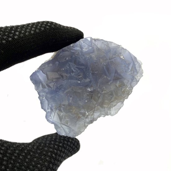 天然石 ブルーフローライト 蛍石  原石（2614）画像