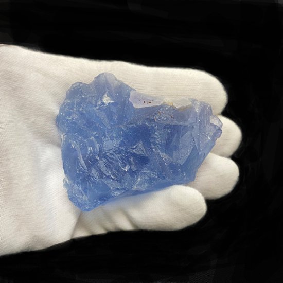 天然石 ブルーフローライト 蛍石  原石（2616）画像