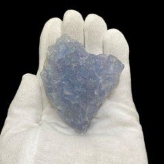 天然石 ブルーフローライト 蛍石  原石（2618）画像