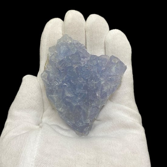 天然石 ブルーフローライト 蛍石  原石（2618）画像