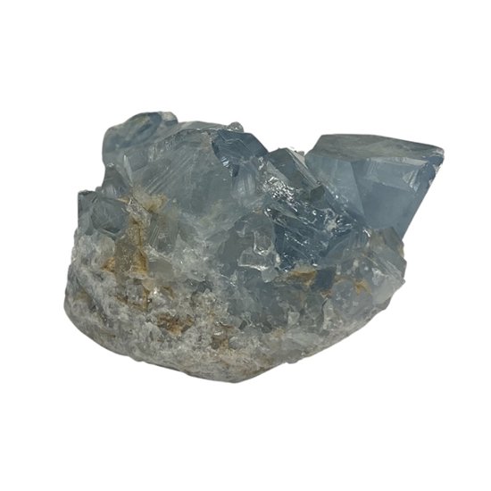 おまけ付き☆天然石 セレスタイト 天青石 原石 クラスター (2620) 鉱物 鉱石 標本 置物 画像