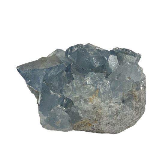 おまけ付き☆天然石 セレスタイト 天青石 原石 クラスター (2620) 鉱物 鉱石 標本 置物 画像