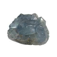 おまけ付き☆天然石 セレスタイト 天青石 原石 クラスター (2620) 鉱物 鉱石 標本 置物 画像