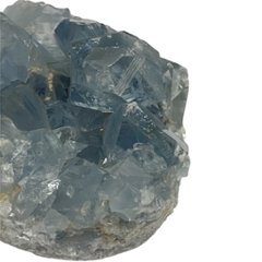 おまけ付き☆天然石 セレスタイト 天青石 原石 クラスター (2620) 鉱物 鉱石 標本 置物 画像