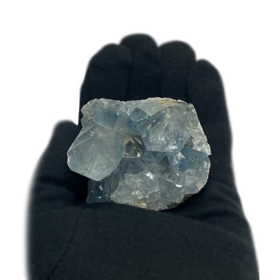 おまけ付き☆天然石 セレスタイト 天青石 原石 クラスター (2620) 鉱物 鉱石 標本 置物 画像