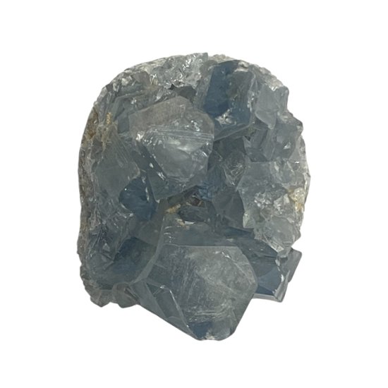 おまけ付き☆天然石 セレスタイト 天青石 原石 クラスター (2620) 鉱物 鉱石 標本 置物 画像