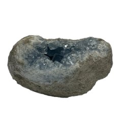 おまけ付き☆天然石 セレスタイト 天青石 原石 クラスター (2621) 鉱物 鉱石 標本 置物 の画像