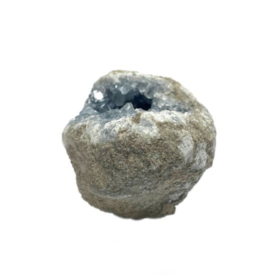 おまけ付き☆天然石 セレスタイト 天青石 原石 クラスター (2621) 鉱物 鉱石 標本 置物 画像