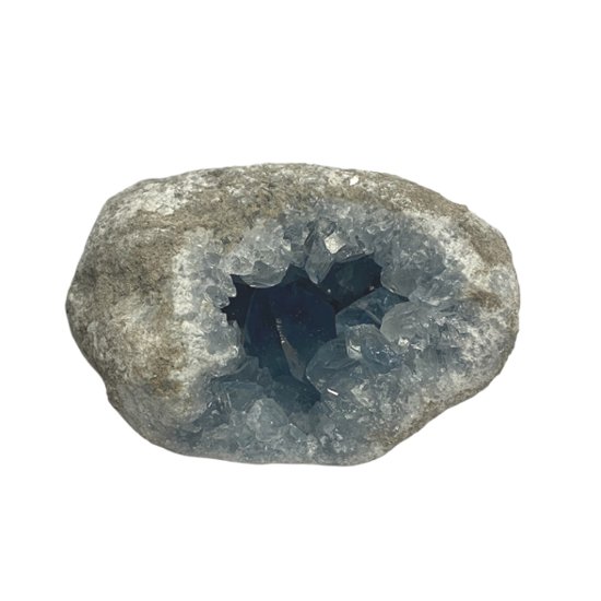 おまけ付き☆天然石 セレスタイト 天青石 原石 クラスター (2621) 鉱物 鉱石 標本 置物 画像