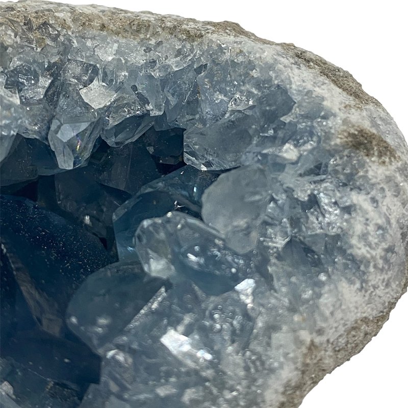 おまけ付き☆天然石 セレスタイト 天青石 原石 クラスター (2621) 鉱物