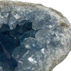 おまけ付き☆天然石 セレスタイト 天青石 原石 クラスター (2621) 鉱物 鉱石 標本 置物 画像