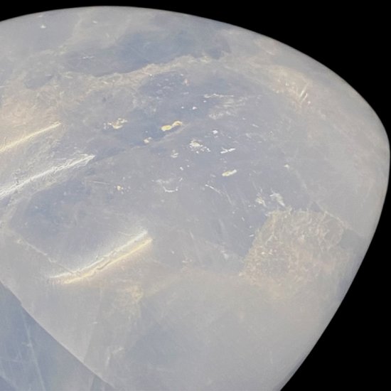 おまけ付き☆天然石 セレスタイト 天青石 磨き石 (2623) 鉱物 鉱石 標本 置物 画像