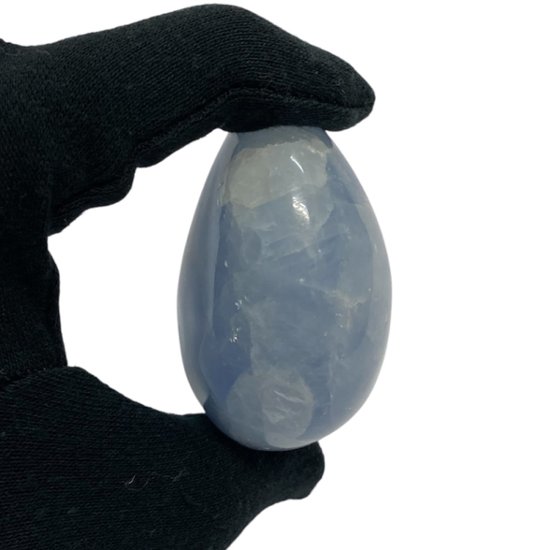 おまけ付き☆天然石 セレスタイト 天青石 磨き石 (2623) 鉱物 鉱石 標本 置物 画像