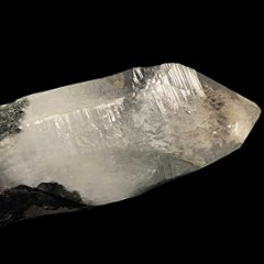 天然石  ガネーシュヒマール産  ヒマラヤ水晶 クラスター  クローライトINクォーツ（2645）プレート付き画像