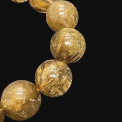 天然石 タイチンルチルクォーツ ブレスレット 16.5cm (2654)　画像
