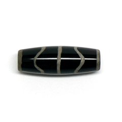 天然石 チベット天珠 水紋天珠 ブラック（1個）【おまかせ品】の画像