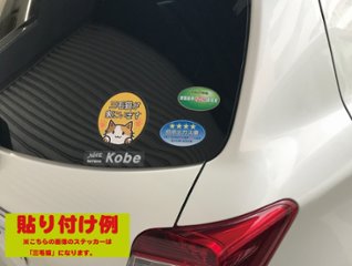 【ステッカー】サバトラ【カーステッカー】画像
