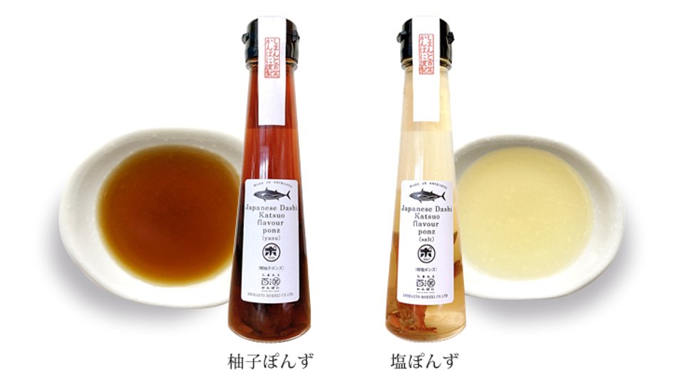高知のかつお節が入ったポン酢セット２本画像