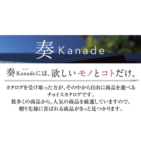 5%OFF★奏 Kanade 光彩（こうさい）カタログギフト/3,400円コース画像